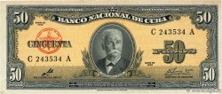 50 Pesos CUBA  1960 P.081c EBC