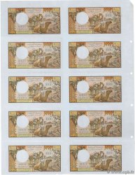 1000 Francs Planche DJIBOUTI  1988 P.37b SUP+