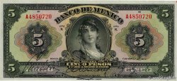 5 Pesos MEXICO  1934 P.021g q.SPL
