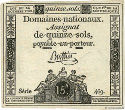 15 Sols FRANCE 1792 Ass.24a TTB