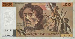 100 Francs DELACROIX 442-1 & 442-2 FRANCE 1994 F.69TER.01c TTB