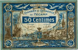 50 Centimes FRANCE régionalisme et divers Fécamp 1920 JP.058.01 TTB
