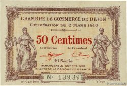 50 Centimes FRANCE régionalisme et divers Dijon 1916 JP.053.07 SUP
