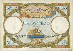 50 Francs LUC OLIVIER MERSON type modifié FRANCE 1932 F.16.03 TB