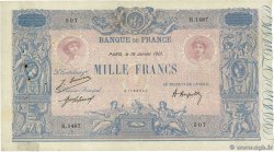 1000 Francs BLEU ET ROSE FRANCE 1921 F.36.37 pr.TB