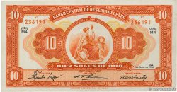 10 Soles PERú 1956 P.077 EBC+
