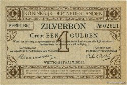 1 Gulden NETHERLANDS  1918 P.013 UNC-