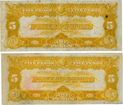 5 Pesos Lot PHILIPPINEN  1936 P.083a SS to VZ