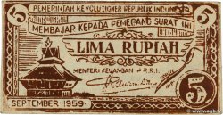 5 Rupiah INDONÉSIE  1948 PS.462 TTB