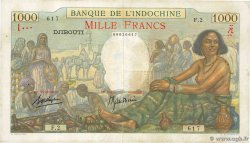 1000 Francs DJIBUTI  1938 P.10