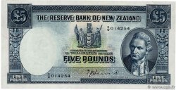 5 Pounds NOUVELLE-ZÉLANDE  1940 P.160a