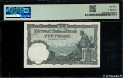 5 Francs BELGIUM  1927 P.097b UNC-