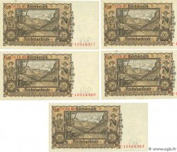 20 Reichsmark Lot GERMANY  1939 P.185 AU