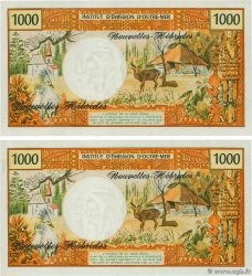 1000 Francs Lot NEUE HEBRIDEN  1975 P.20b ST