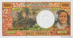 1000 Francs FRENCH PACIFIC TERRITORIES  2007 P.02i UNC-
