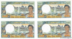 500 Francs Lot POLYNESIA, FRENCH OVERSEAS TERRITORIES  1992 P.01d UNC-