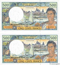 500 Francs Consécutifs POLYNÉSIE, TERRITOIRES D