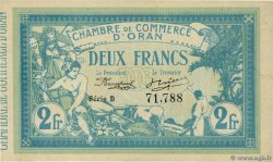 2 Francs ALGÉRIE Oran 1915 JP.141.03