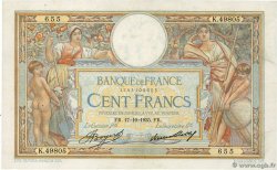 100 Francs LUC OLIVIER MERSON grands cartouches FRANCE 1935 F.24.14 TTB