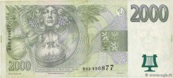 2000 Korun RÉPUBLIQUE TCHÈQUE 1999 P.22 TTB