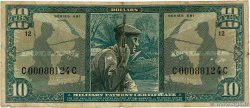 10 Dollars ÉTATS-UNIS D AMÉRIQUE 1969 P.M081