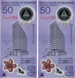 50 Cordobas Consécutifs NICARAGUA 2011 P.207 NEUF