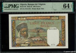 100 Francs ALGERIEN  1942 P.088 fST+