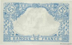 5 Francs BLEU FRANKREICH  1916 F.02.45 VZ+