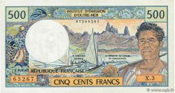500 et 1000 Francs TAHITI 1985 P.25d SUP