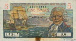 5 Francs Bougainville CCFOM AFRIQUE ÉQUATORIALE FRANÇAISE 1947 A.129a TB