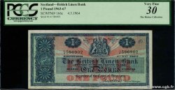 1 Pound SCOTLAND  1964 P.166c BB