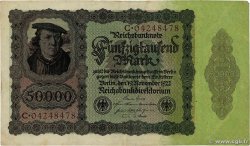 50000 Mark ALLEMAGNE 1922 P.080 pr.TTB