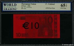 10 Euros Test Note EUROPA  2002 P.- UNC
