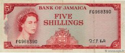 5 Shillings JAMAICA  1964 P.51Ac VF-