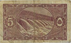 5 Piastres EGYPT  1940 P.163 F