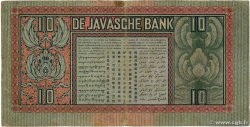 10 Gulden NETHERLANDS INDIES  1939 P.079c F