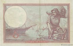 5 Francs FEMME CASQUÉE FRANCE 1927 F.03.11 TTB