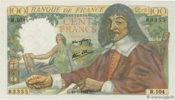 100 Francs DESCARTES FRANCE 1944 F.27.06 pr.NEUF