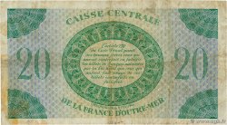 20 Francs MARTINIQUE  1944 P.24 TB