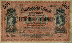 500 Mark GERMANIA Dresden 1911 PS.0953b BB