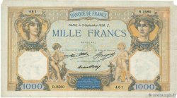 1000 Francs CÉRÈS ET MERCURE FRANCE 1936 F.37.09 TB