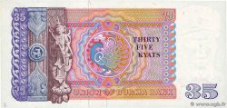 35 Kyats BURMA (VOIR MYANMAR)  1986 P.63 fST+
