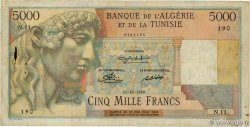 5000 Francs TUNISIE  1949 P.27