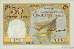 50 Francs DJIBOUTI 1952 P.25 pr.NEUF