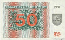 50 Talonas LITUANIE 1991 P.37a SPL+