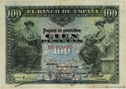 100 Pesetas SPANIEN  1906 P.059a fSS