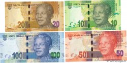 10 au 100 Rand Lot SUDAFRICA  2012 P.133 au P.136 FDC