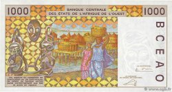 1000 Francs WEST AFRICAN STATES  2002 P.311Cm AU-