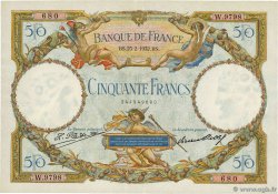 50 Francs LUC OLIVIER MERSON type modifié FRANCE  1932 F.16.03 SUP