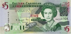5 Dollars EAST CARIBBEAN STATES  2003 P.42k FDC